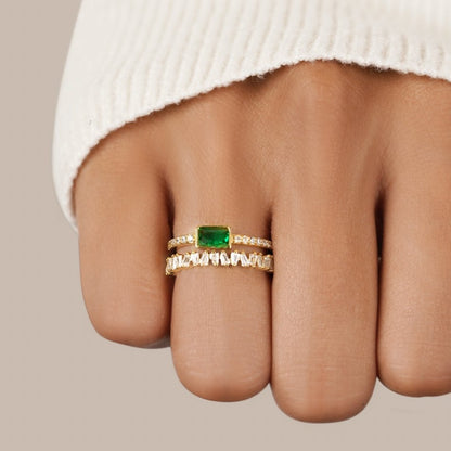 Bliss - Bague en cristal à facettes
