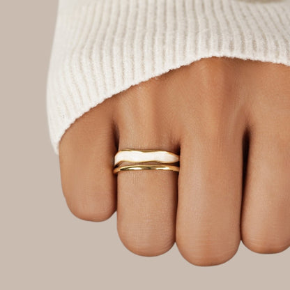 Espoir – Bague à facettes