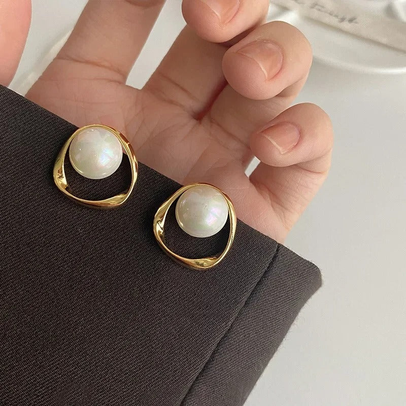Fabienne™ | Boucles d’oreilles vintage en perles