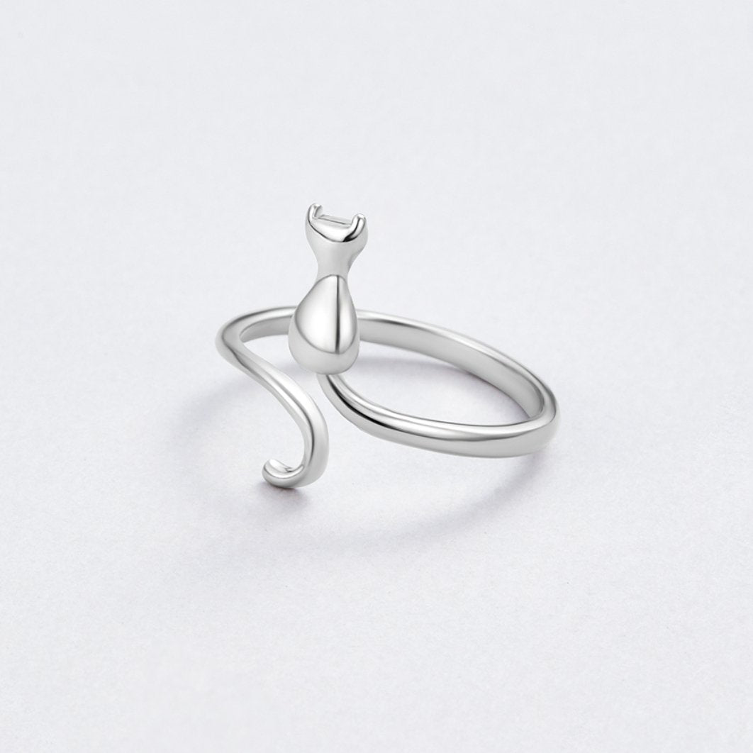 Pierre de nuit – Bague en argent