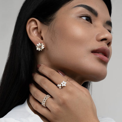 Boucles d’oreilles dorées