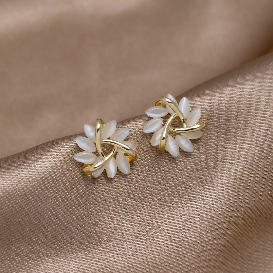 Boucles d’oreilles dorées