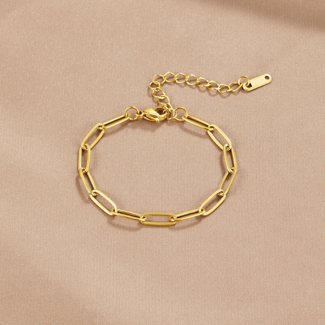 Clip – Bracelet manchette doré