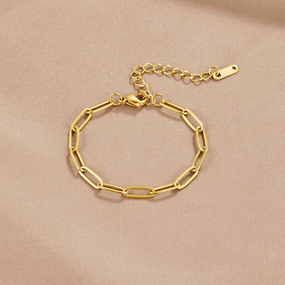 Clip – Bracelet manchette doré