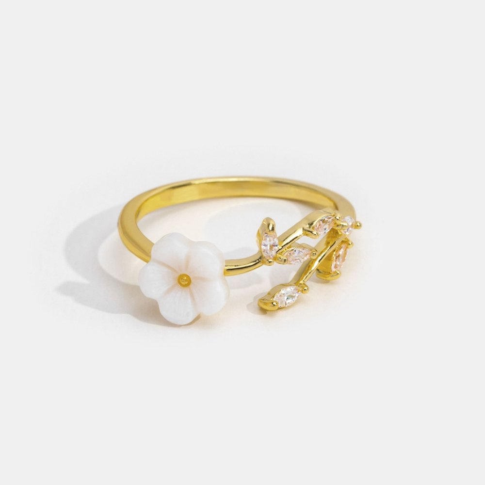 Rise – Bague en pierres blanches